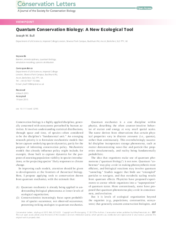 Conservation biology pdf picture