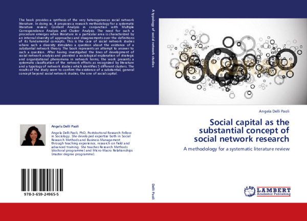 (PDF) Social capital as the substantial concept of social network ...