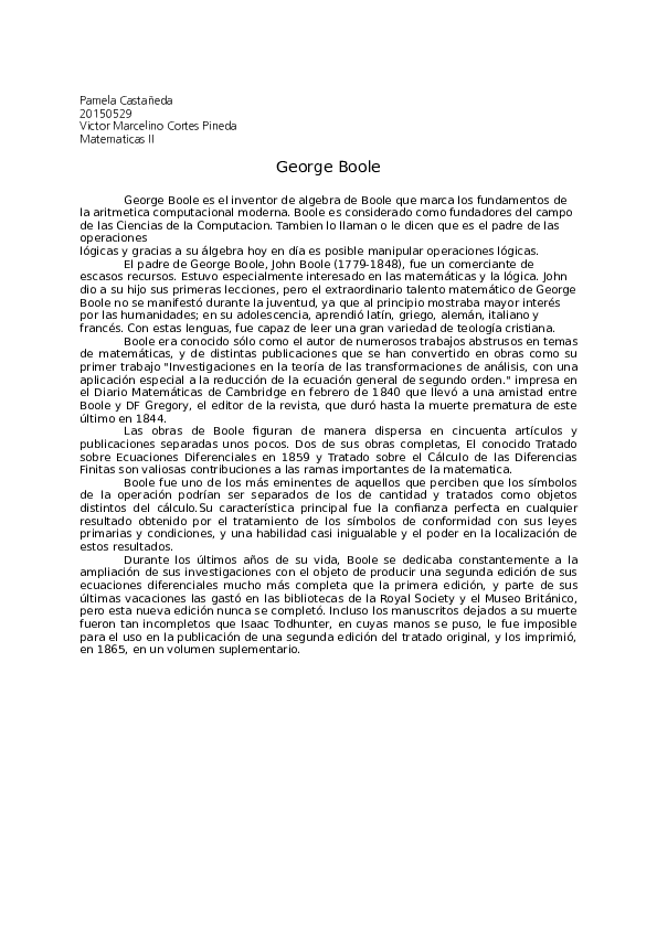 George boole awards image