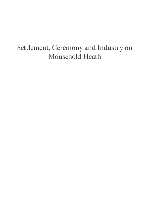 Bishop, B. and Proctor, J. 2011 Settlement, Ceremony and Industry on Mousehold Heath: excavations at Laurel Farm (Phase II), Broadland Business Park, Thorpe St Andrew, Norfolk. Pre-Construct Monograph 13.