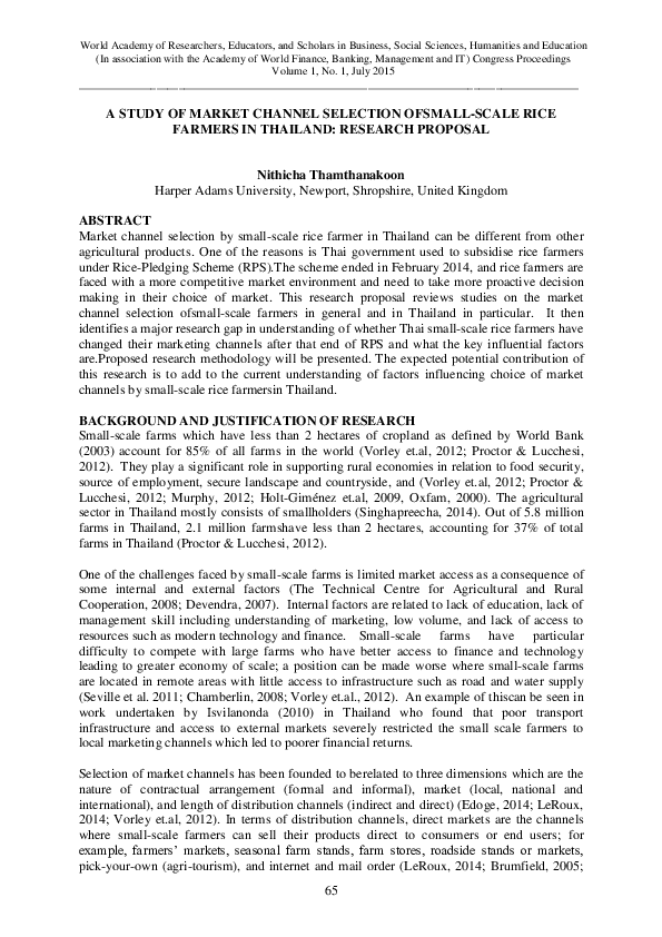 Marketing research proposal on spondhan rice 07 picture