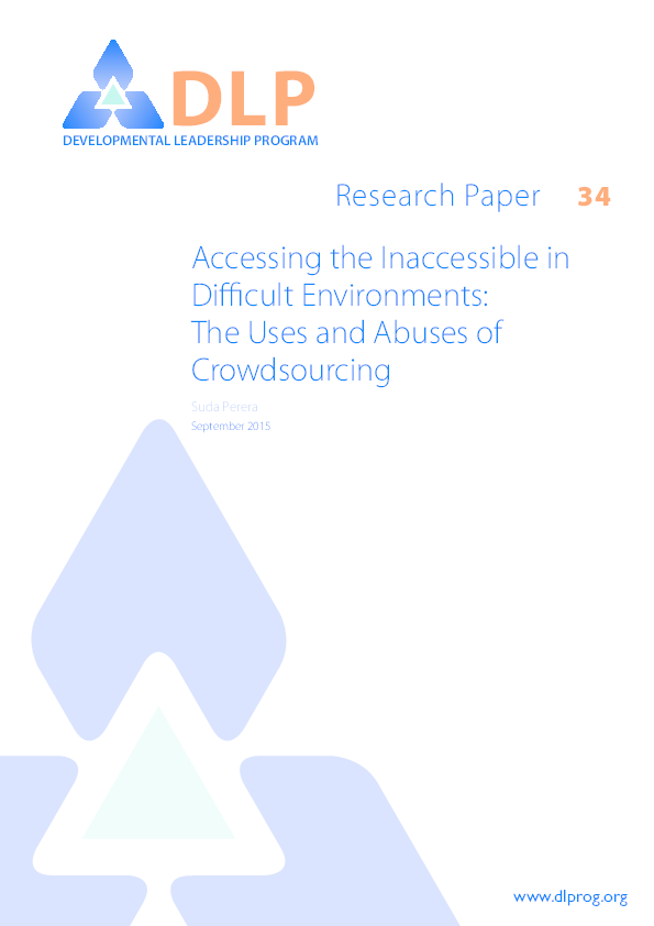 (PDF) Accessing the Inaccessible in Difficult Environments
