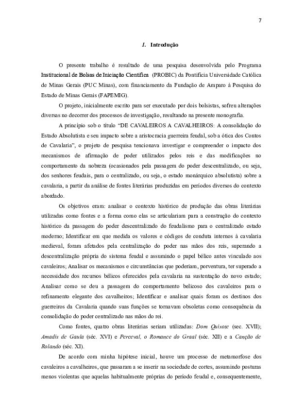 (DOC) De Cavaleiros a Cavalheiros: o refinamento do guerreiro medieval ...