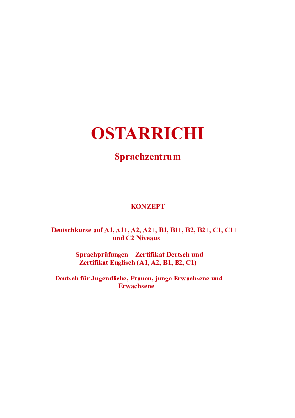 Pdf Ostarrichi Sprachzenrtum Languages Center Ostarrichi