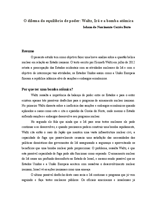 Morgenthau em equilibrio de poder essay 05 picture