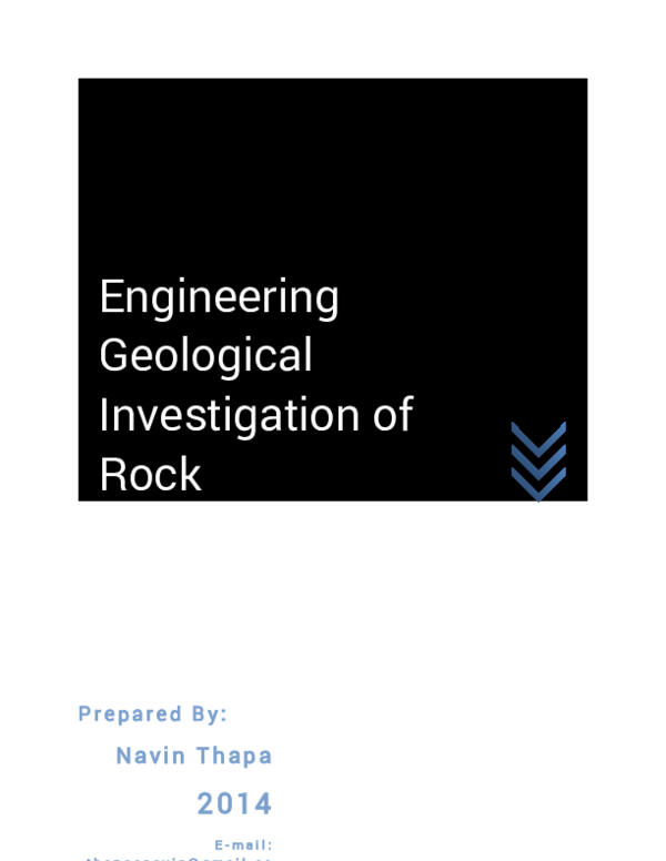 Geological investigation in civil engineering picture