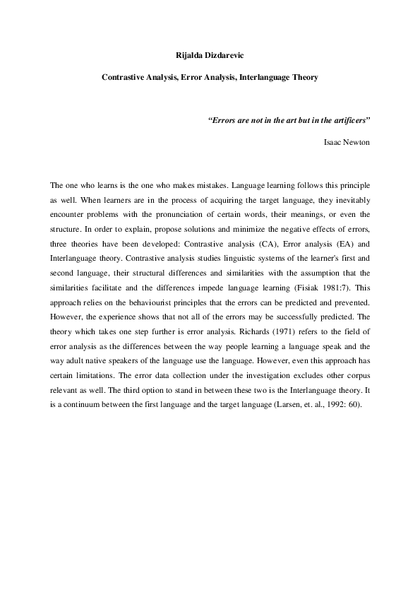 Theories of language acquisition pdf picture