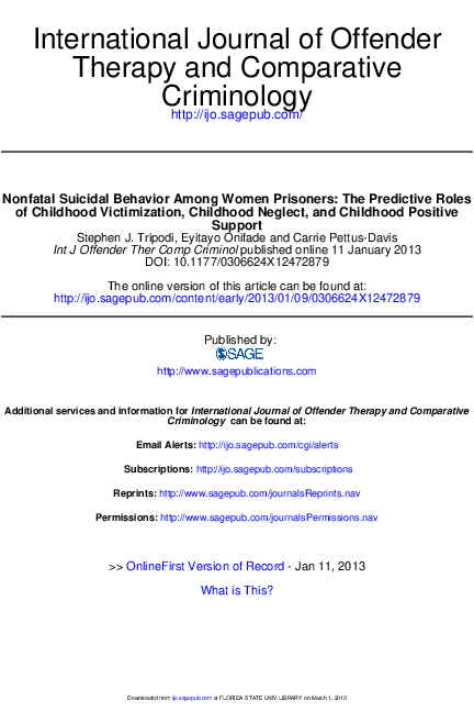 (PDF) Female offenders...