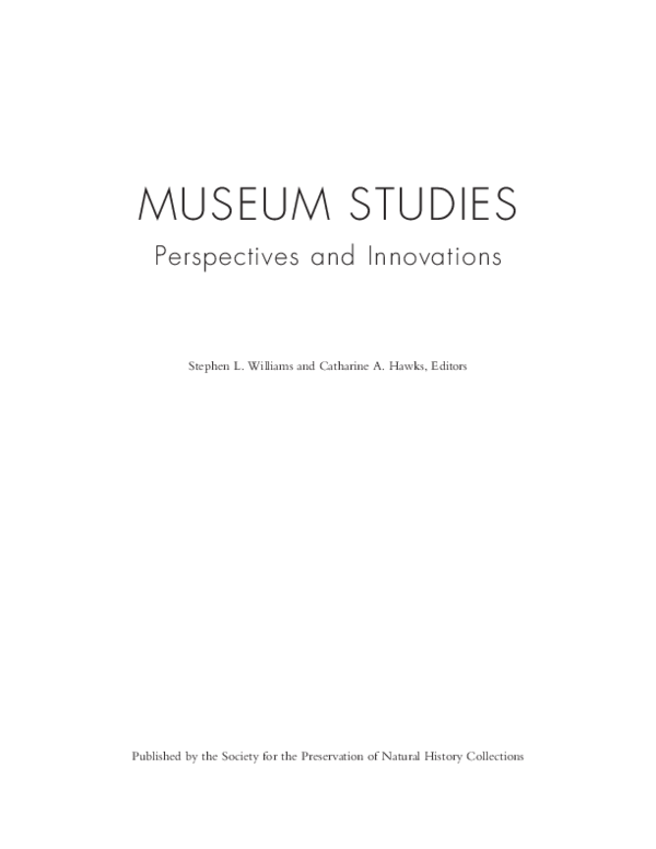 First page of “The changing significance and definition of the biological voucher”