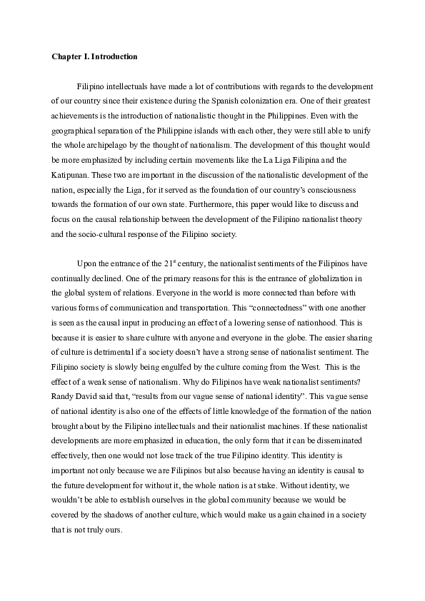 (DOC) Chapter I. Introduction
