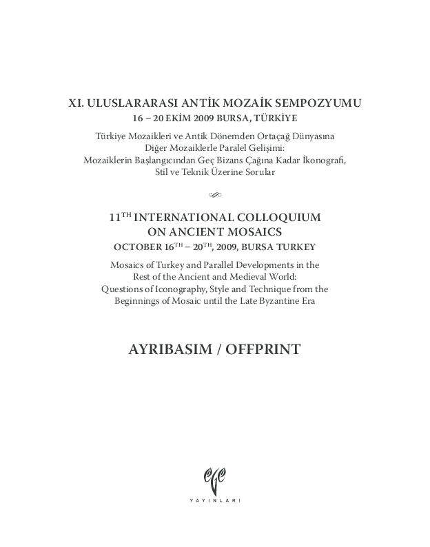 Pdf Les Mosaiques Geometriques De La Villa Romaine De Abicada Leur Role Dans Le Contexte Des Mosaiques Romaines De L Algarve Maria De Jesus Duran Kremer Academia Edu