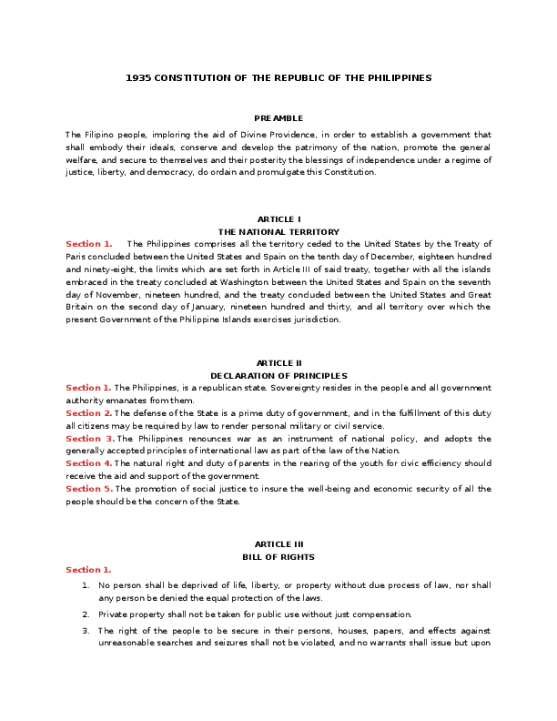 Preamble of the philippine constitution picture
