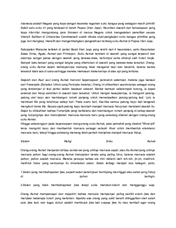 (DOC) Asmat