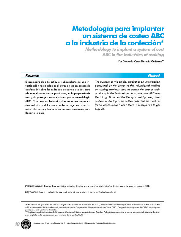 (PDF) Metodologia ABC