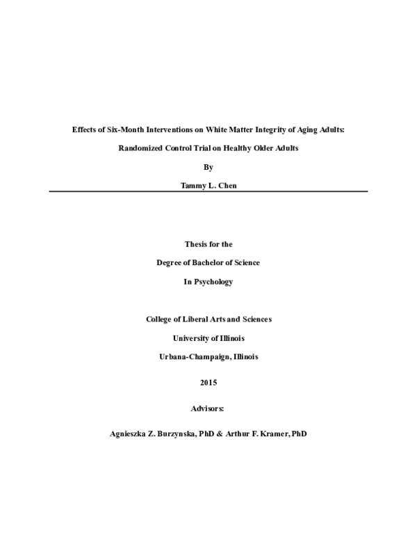 (DOC) Effects of Six-Month Interventions on White Matter Integrity of ...