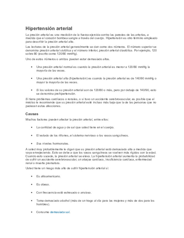 Prehipertensión debido a estresante o demasiado estresante
