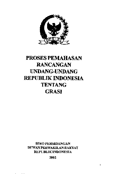 (PDF) Risalah Rapat DPR RI Pembahasan Undang-Undang Nomor 22 Tahun 2002 ...