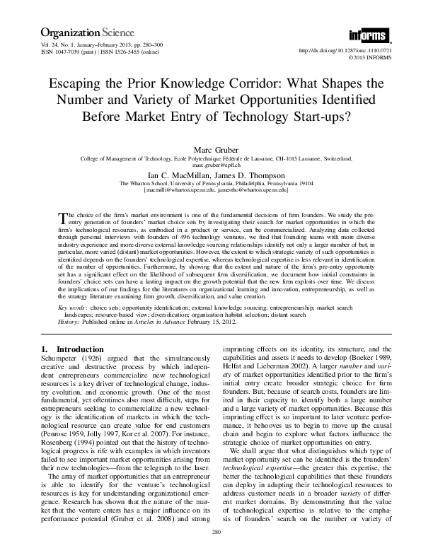 Prior knowledge essay picture