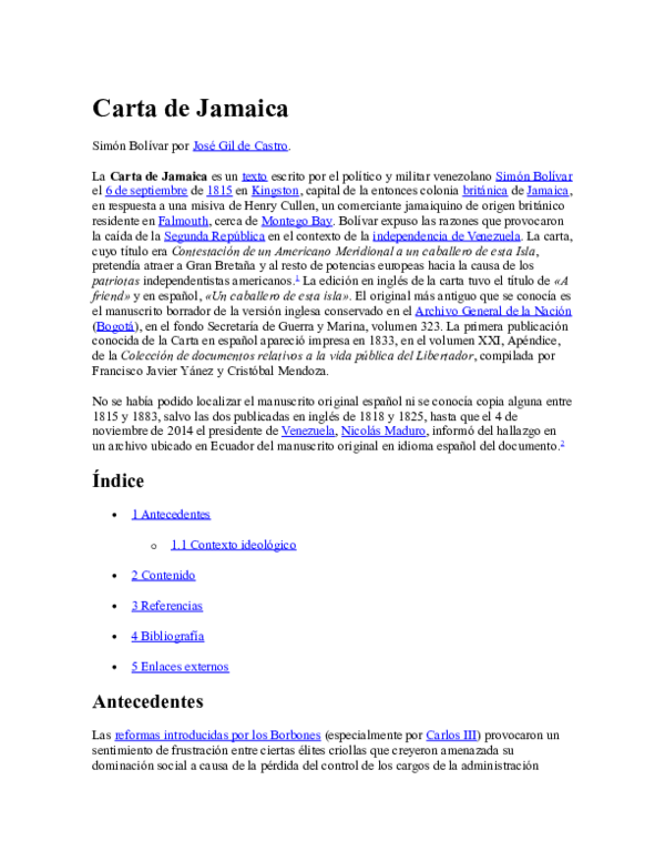 (DOC) Carta de Jamaica Oswaldo Jose Rivas Freites Academia.edu