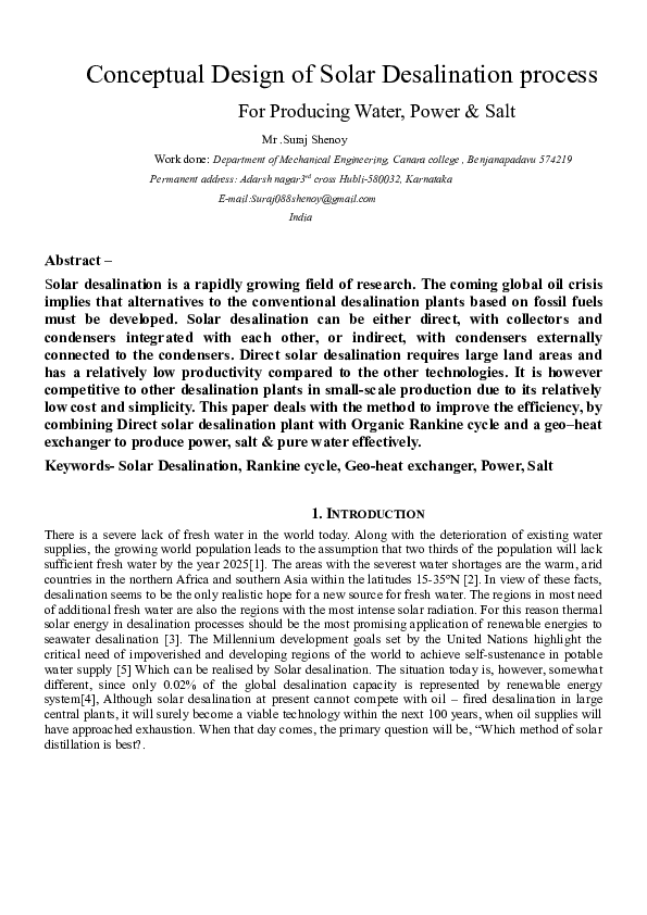 Salt water electricity research paper picture