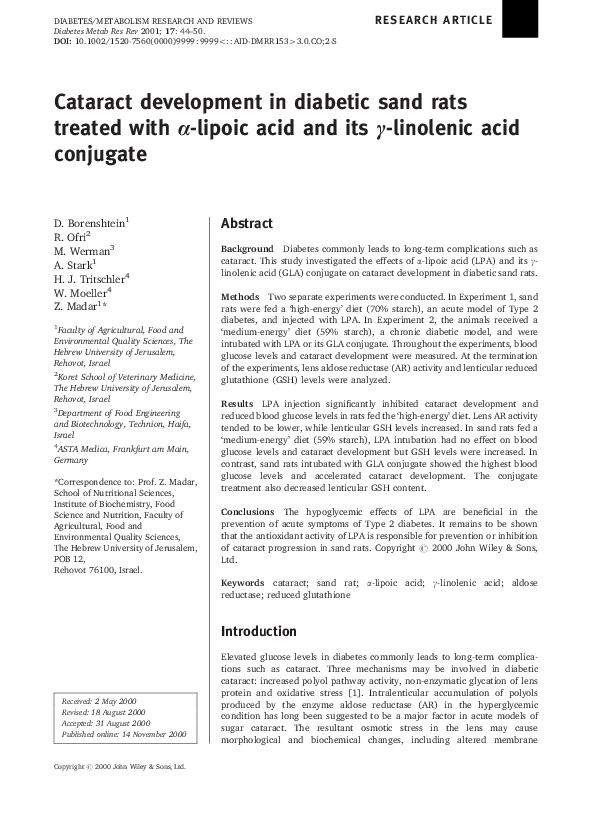 Cataract research topics picture