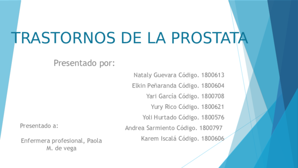 trastornos de trastornos de la próstata