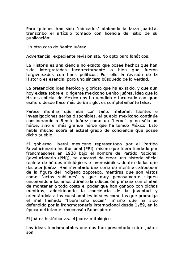 Benito juarez essay image