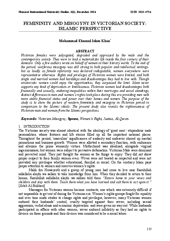 Victorian femininity essay image