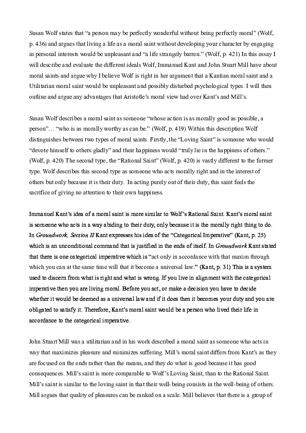 What is a loving saint picture