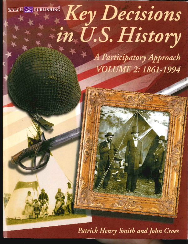 (PDF) Key Decisions in U.S. History: A Participatory Approach