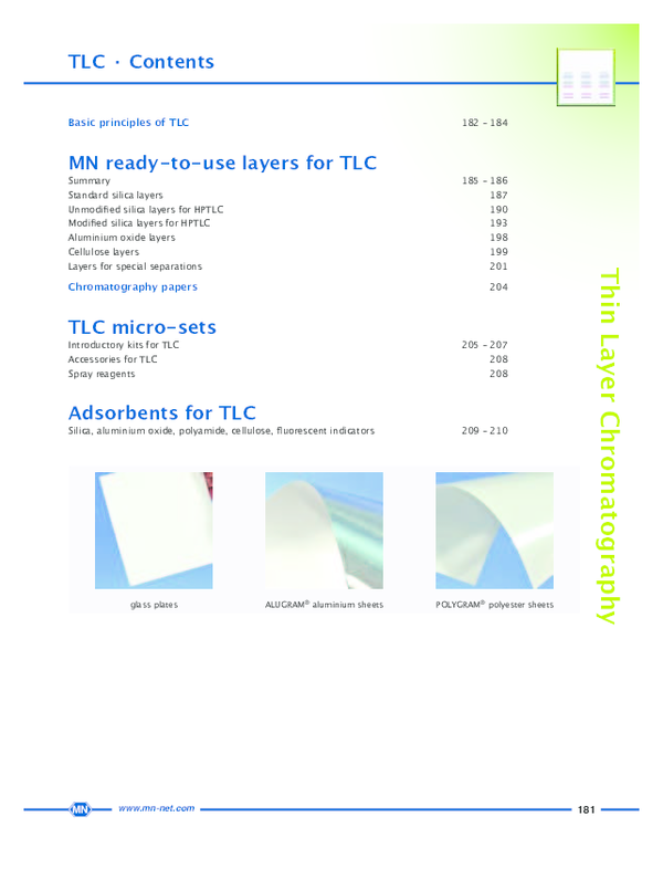 (PDF) TLC BULLET Contents Basic principles of TLC MN readytouse