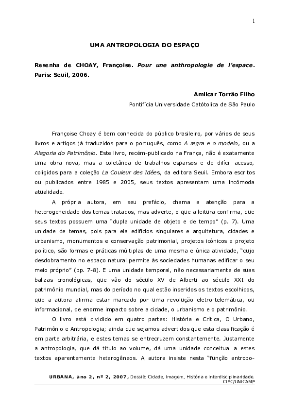 (DOC) François Choay