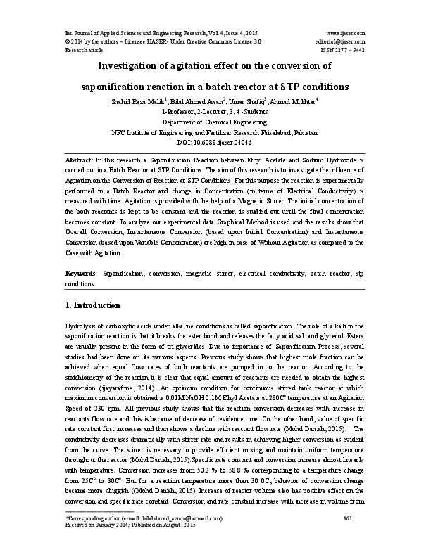 Factors affecting saponification value picture