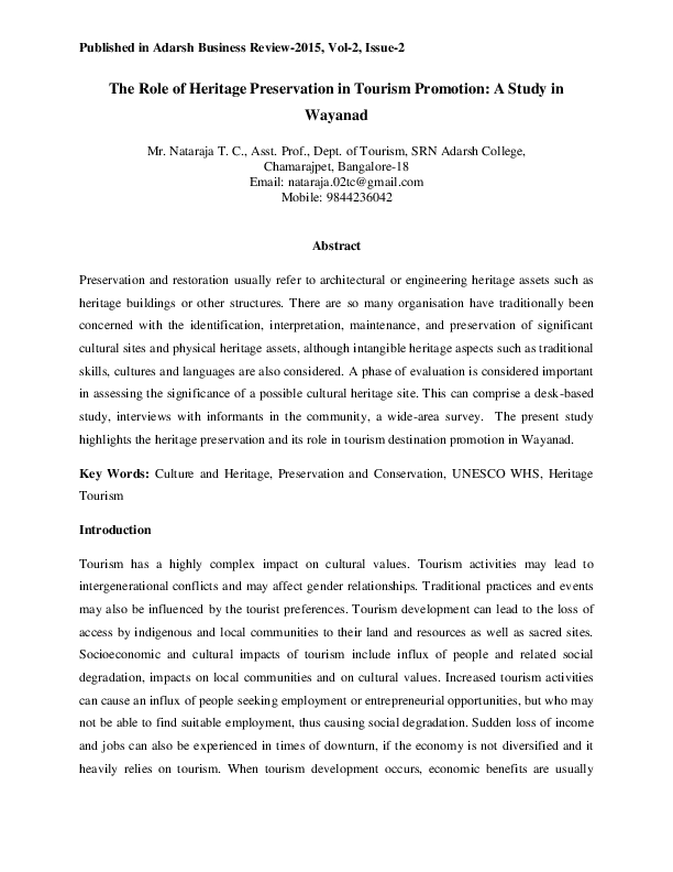 Benefits of preserving culture image