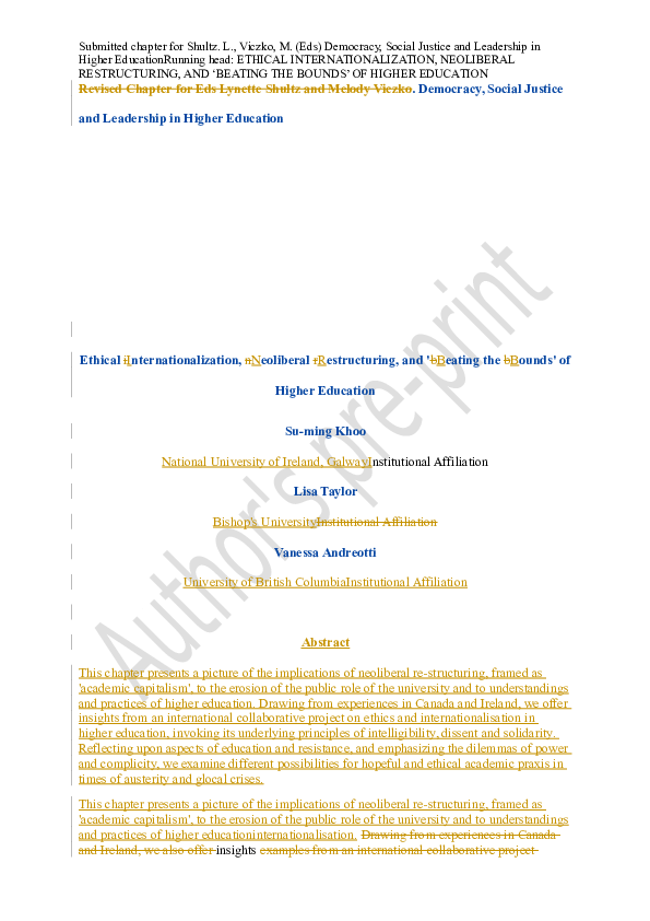(DOC) Ethical internationalization, neoliberal restructuring and ...