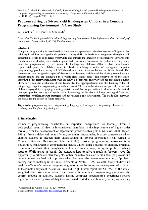 Case study of 6-year-old child image