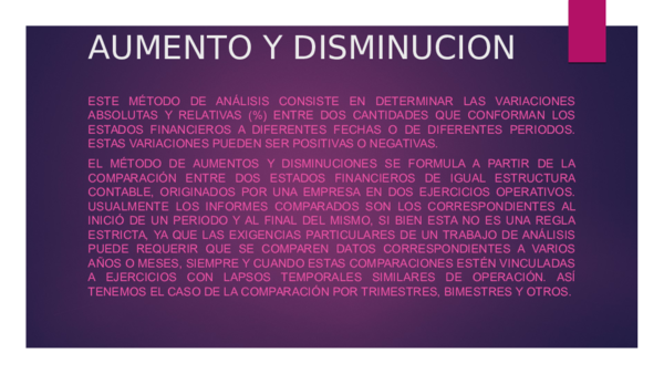 (PPT) AUMENTO Y DISMINUCION