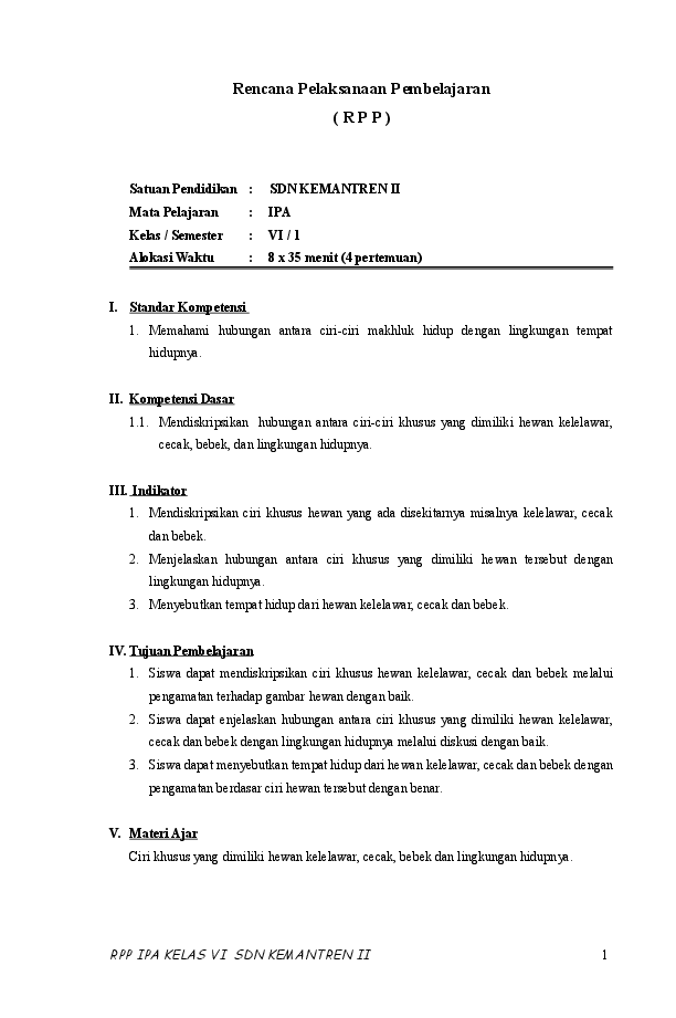 Contoh Laporan Sederhana Kelas 2 Sd Nusagates