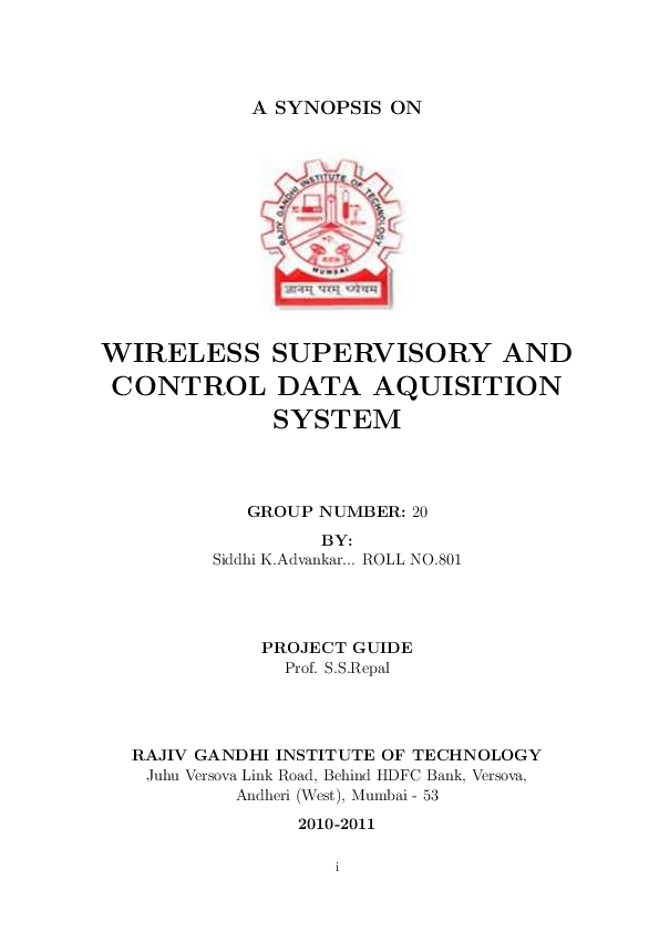  PDF SCADA Tree Tanmay Advankar Academia edu