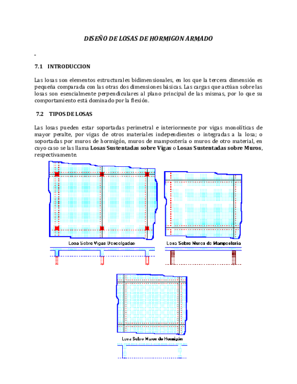 Predimensionamiento de losas pdf