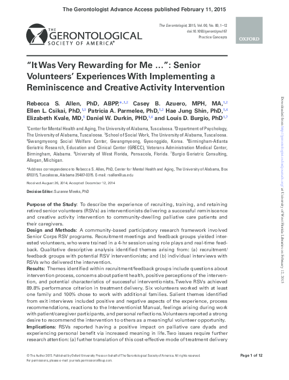 Rewarding volunteers essay picture