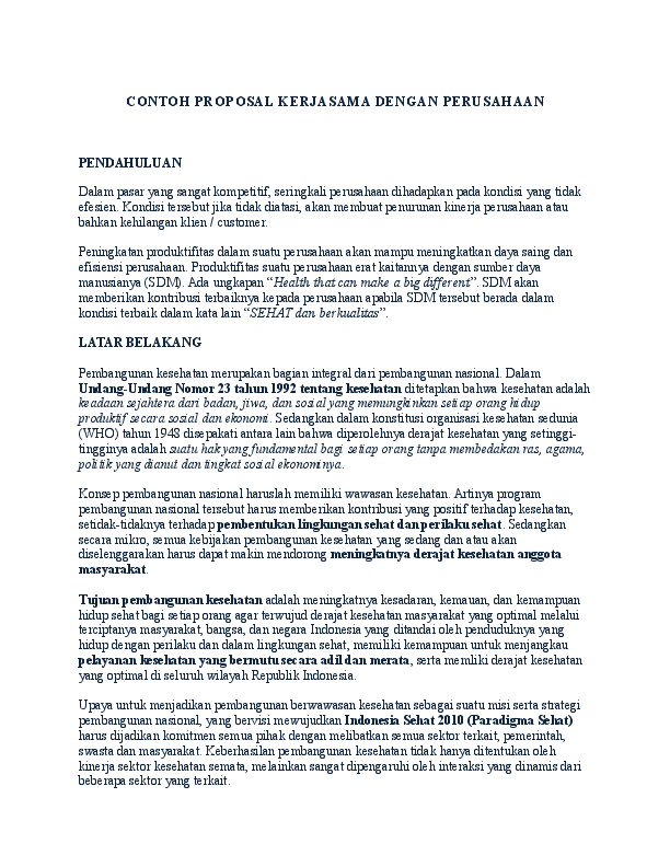 Contoh Laporan Bisnis Formal Pdf Nusagates Contoh Laporan Bisnis Formal Pdf Nusagates