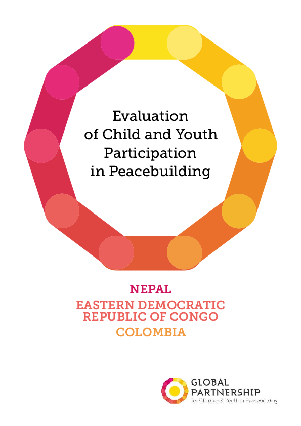 (PDF) Evaluation of Child and Youth Participation in Peacebuilding ...