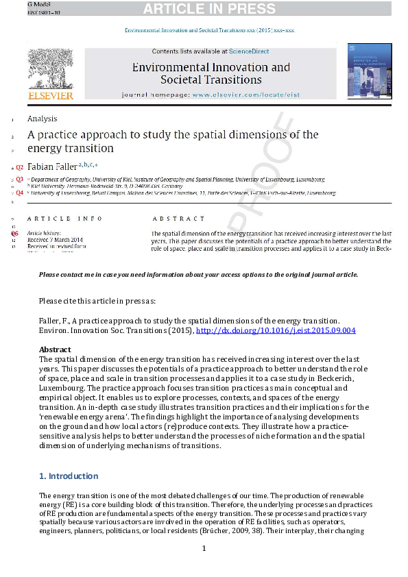 (PDF) A practice approach to study the spatial dimensions of the energy ...