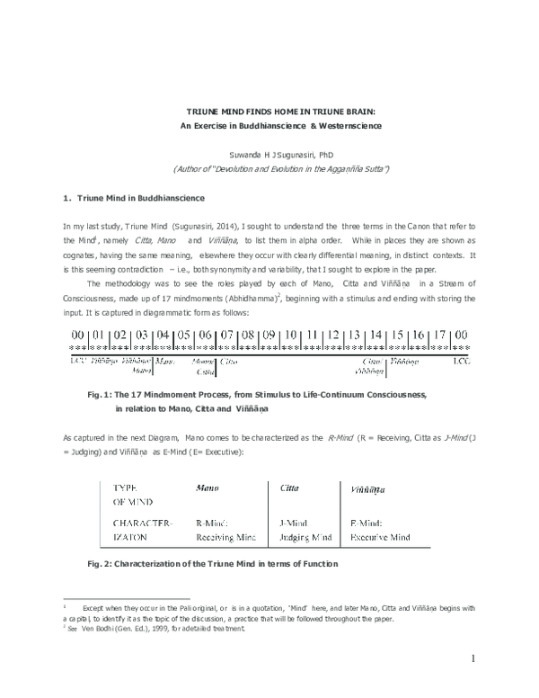 (PDF) TRIUNE MIND FINDS HOME IN TRIUNE BRAIN: An Exercise in ...