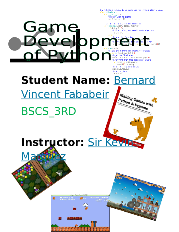  doc case study of python bernard fababeir academia edu