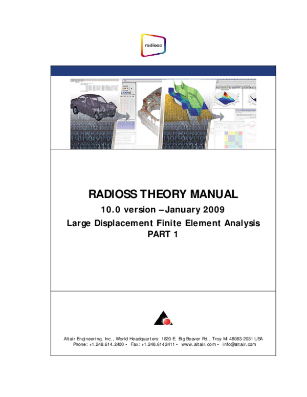 PDF) Theory_Radioss