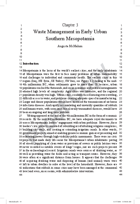 Mesopotamia urbanization essay 06 image