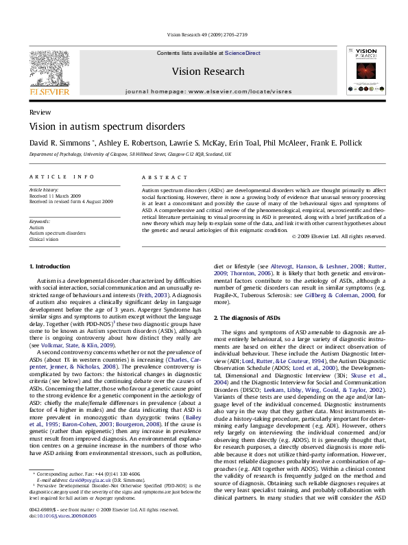 Autism spectrum disorder image