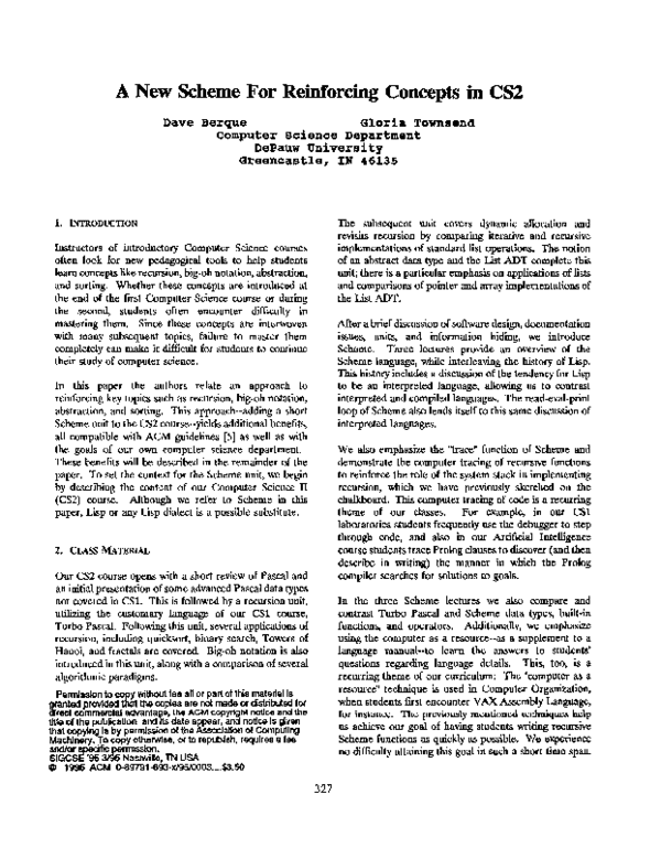 (PDF) A new scheme for reinforcing concepts in CS2